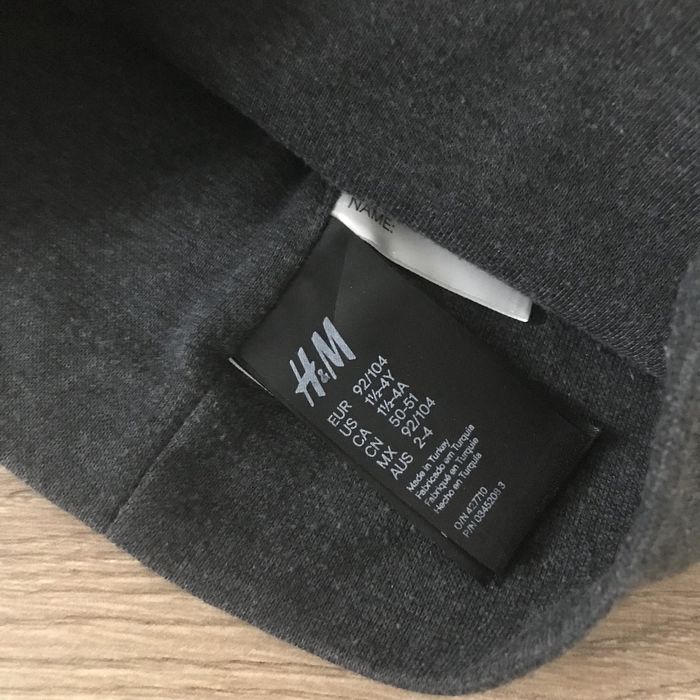 Czapka wiosenno-jesienna chłopięca bawełniana  H&M r.92/104