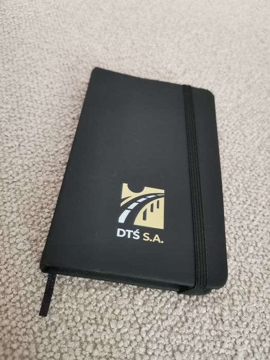 Notes podręczny do torebki do torby czarny notatnik kalendarz