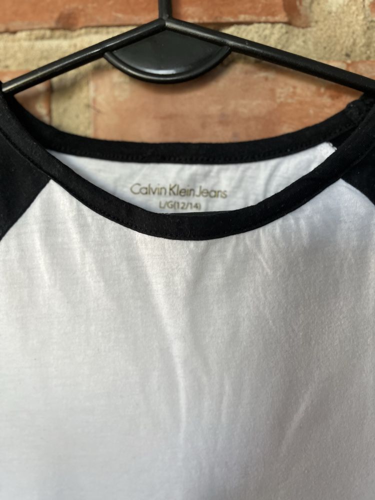 146 calvin klein koszulka dlugi rekaw bawelna