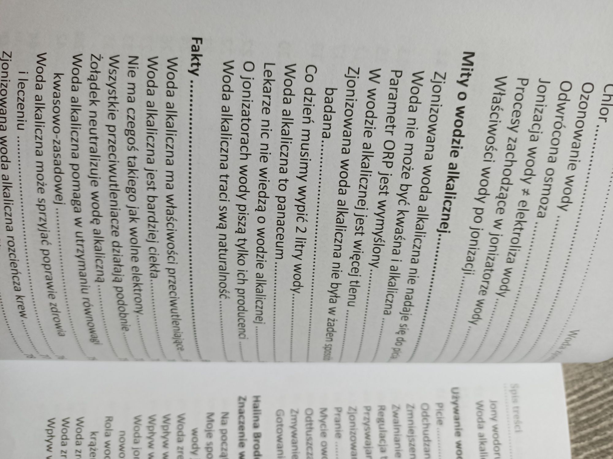Woda zjonizowana Mity, fakty, medycyna Brodecka-Klecha