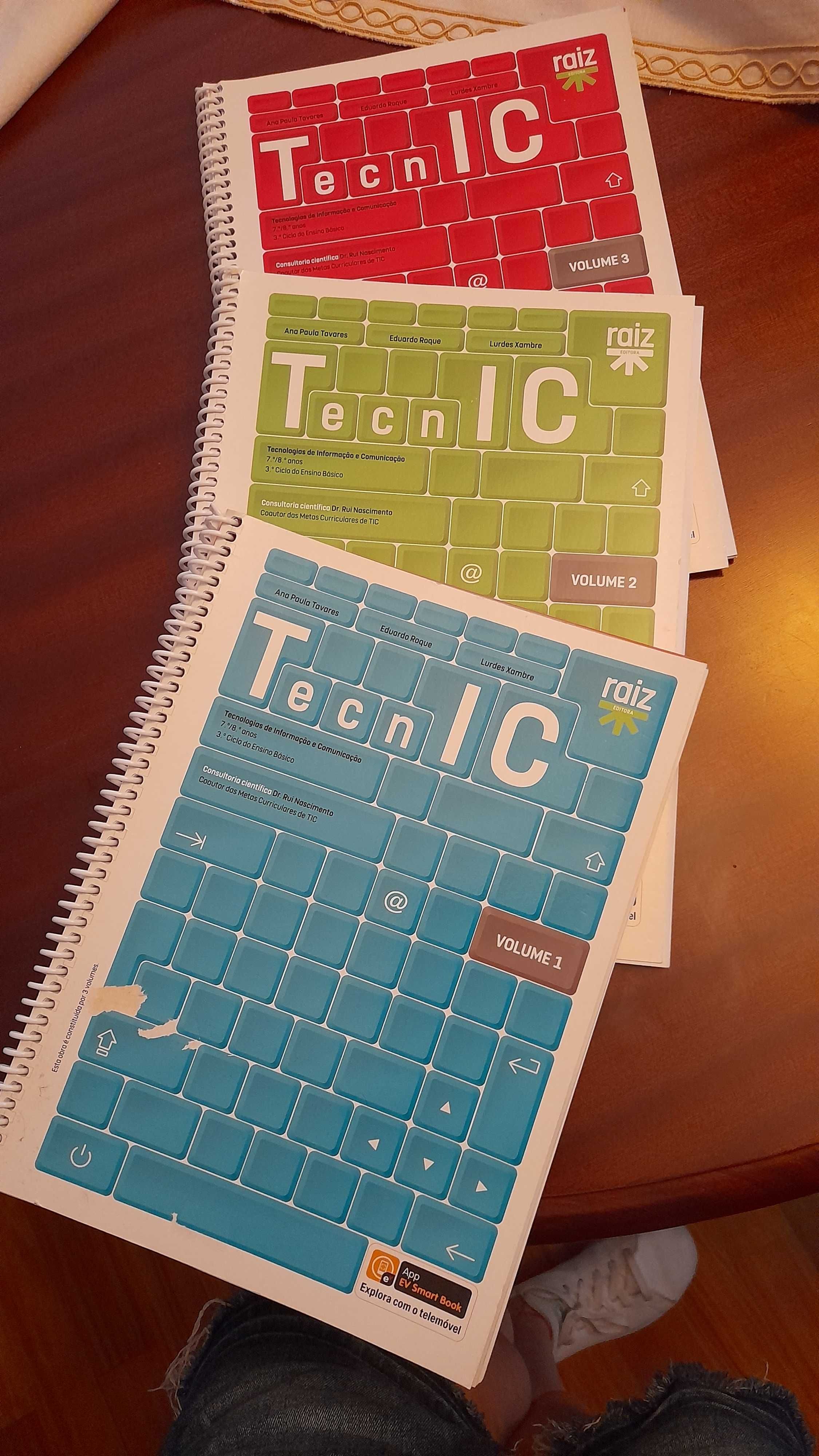 Livro escolar 7° e 8° ano (TIC) - "TecnIC" (completo com 3 partes)