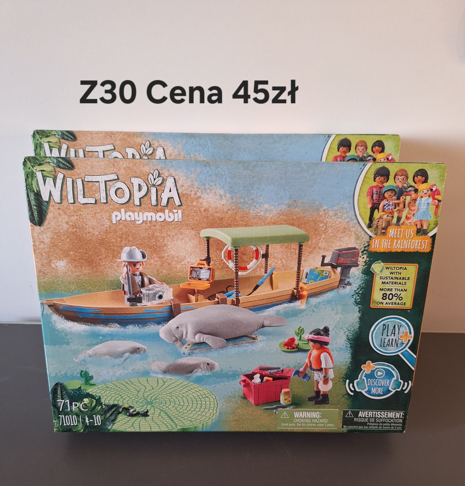 Playmobil wiltopia wycieczka łodzią