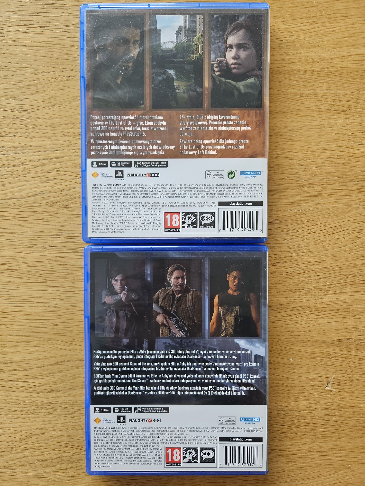 The Last Of US (part 1, part 2) Clair Obscur: Expedition 33 PS5 PL