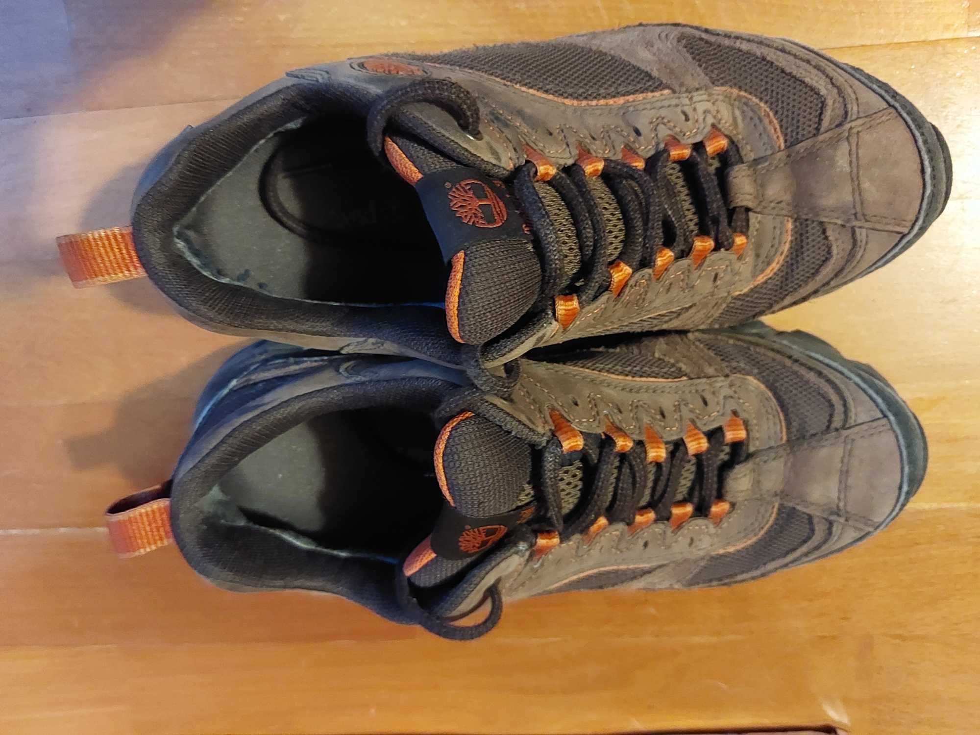 Ténis Timberland 7,5 M - Número 41 - Castanhos e Laranja