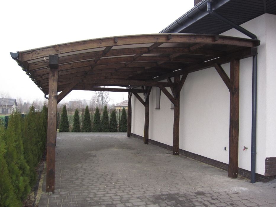 Carport wiata samochodowa altana drewniana garaż