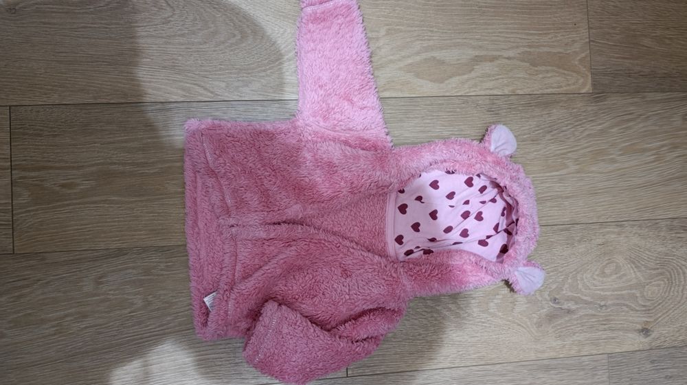 Słodka ciepła bluza miś rozmiar 62