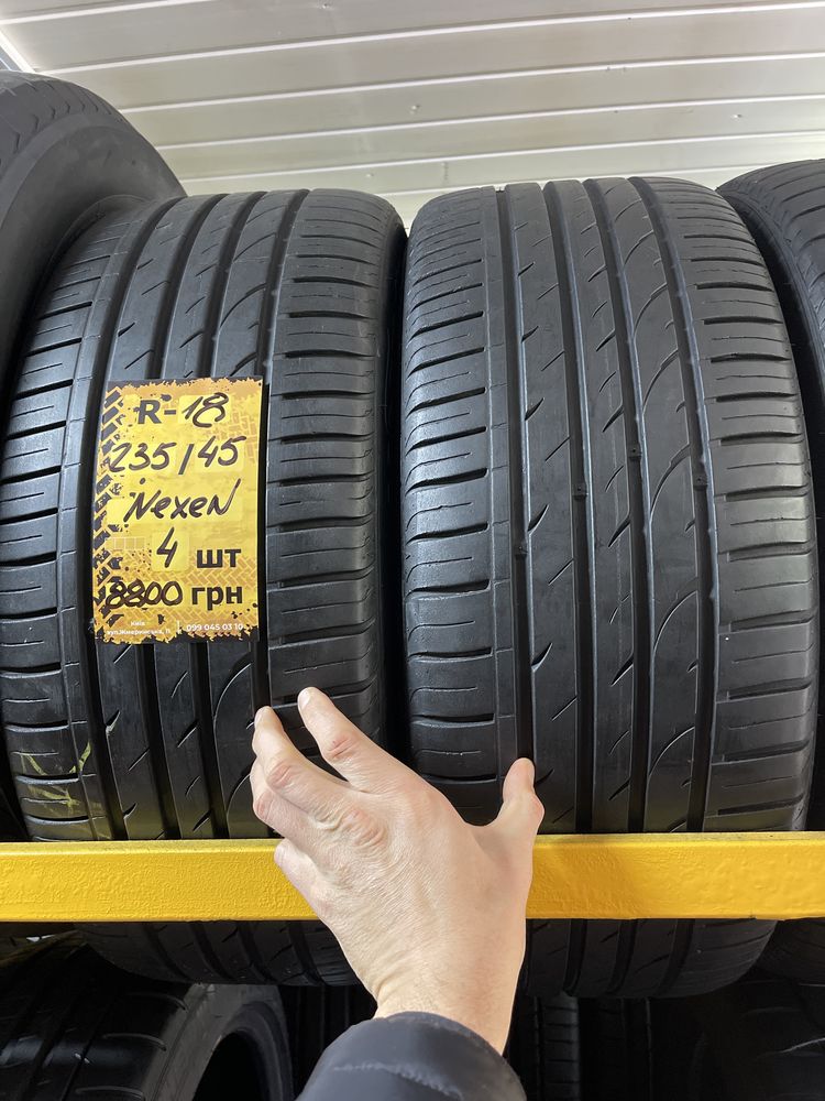 235/45 R18 Nexen  22рік 4шини комплект