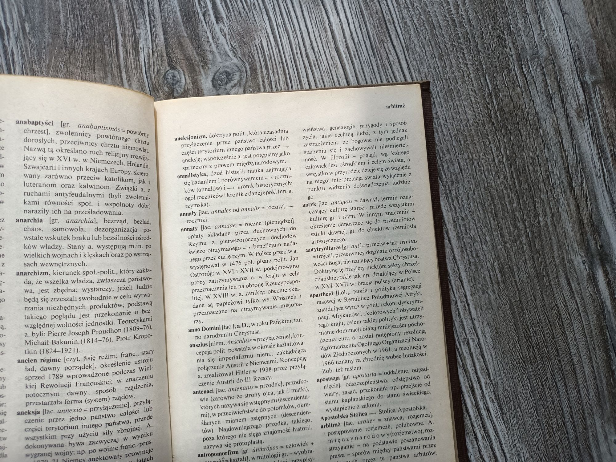 Słownik szkolny terminy i pojęcia historyczne 1990