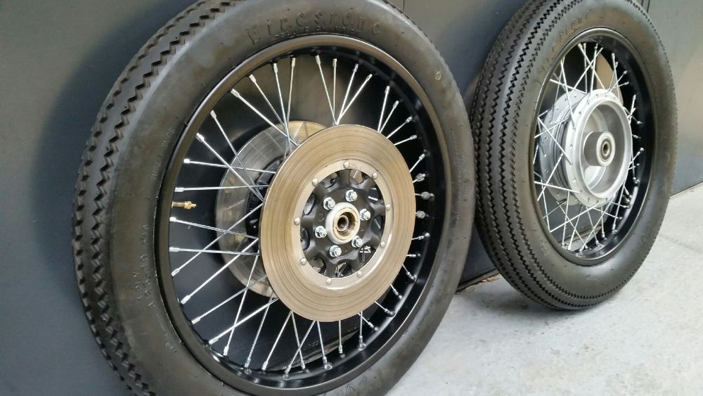 Renowacja przerabianie kół Custom Bobber Cafe Łódź