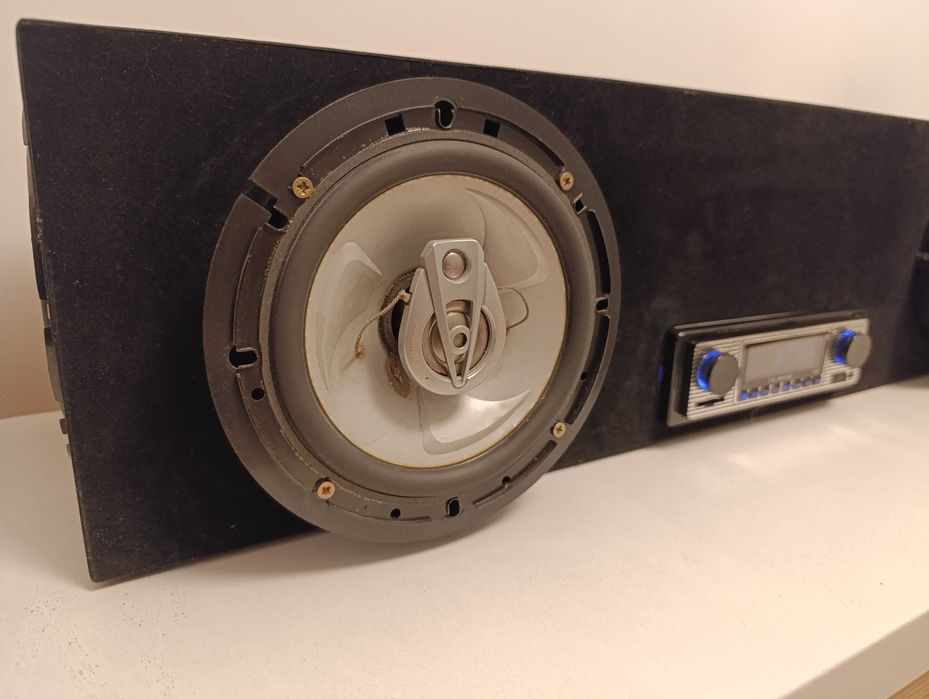 Skrzynia DIY, 4x50W radio BT+USB+jack+antena FM