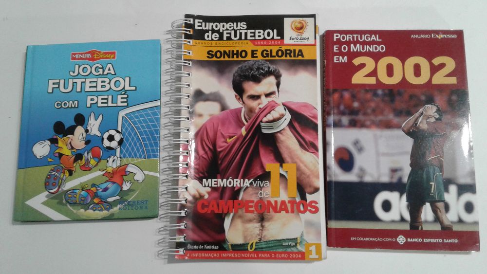 Diversos livros sobre Futebol