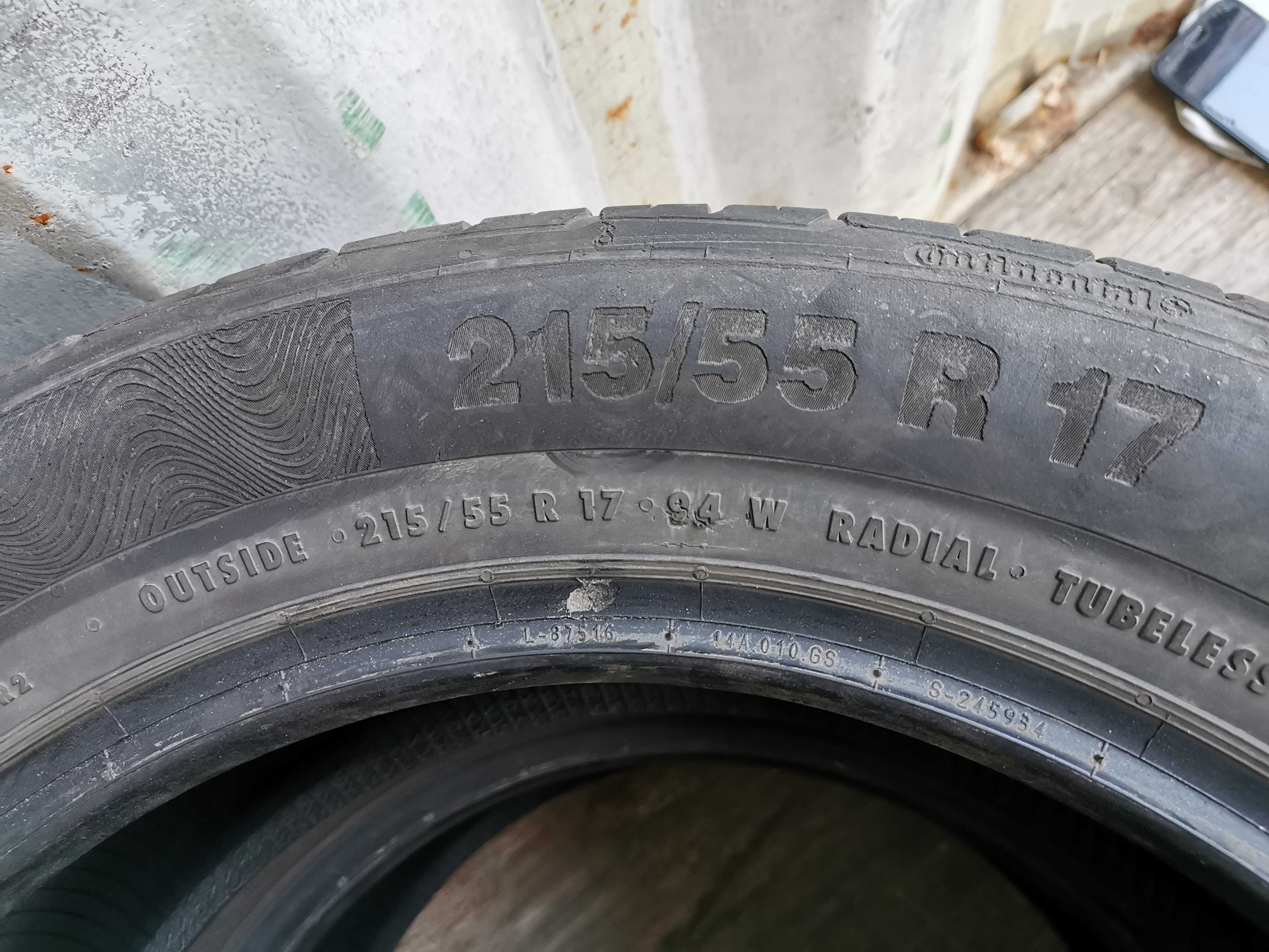 Continental ContiPremiumContact 5 215/55r17 94W N8789