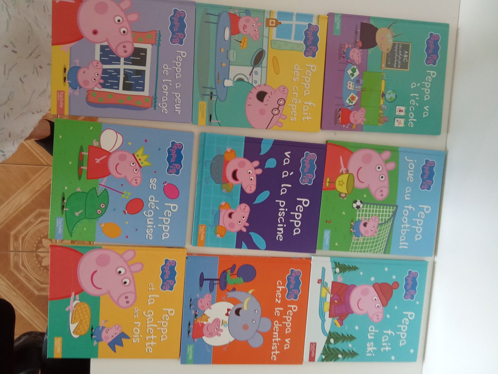 Ksiazki Peppa 9 szt po francusku
