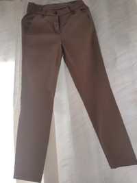 Spodnie damskie  H&M koloru brązowego