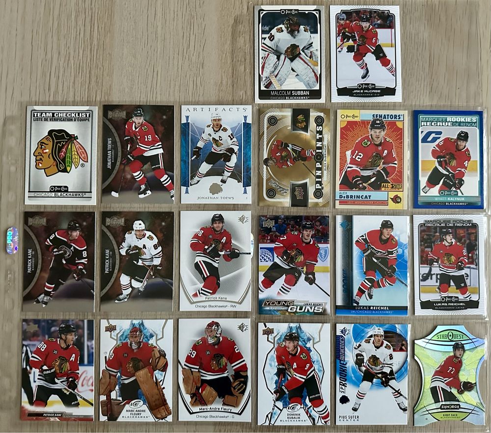 20 kart NHL Upper Deck Chicago Blackhawks