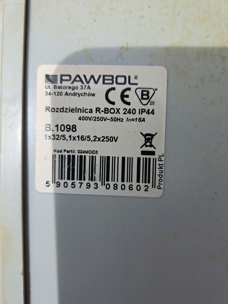 Rozdzielnica R- box 240 IP44 Pawbol