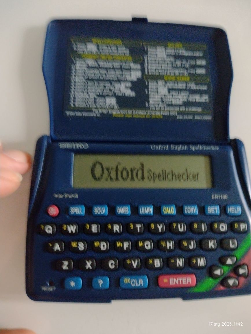 SEIKO Oxford English słownik ,kalkulator
