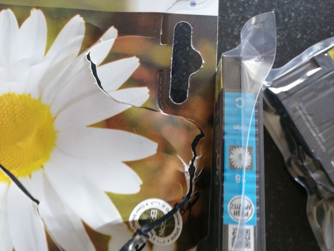 Conjunto de 4 tinteiros originais de impressora Epson
