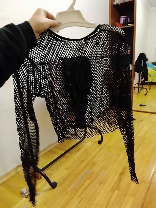 Кофта чорна сітка