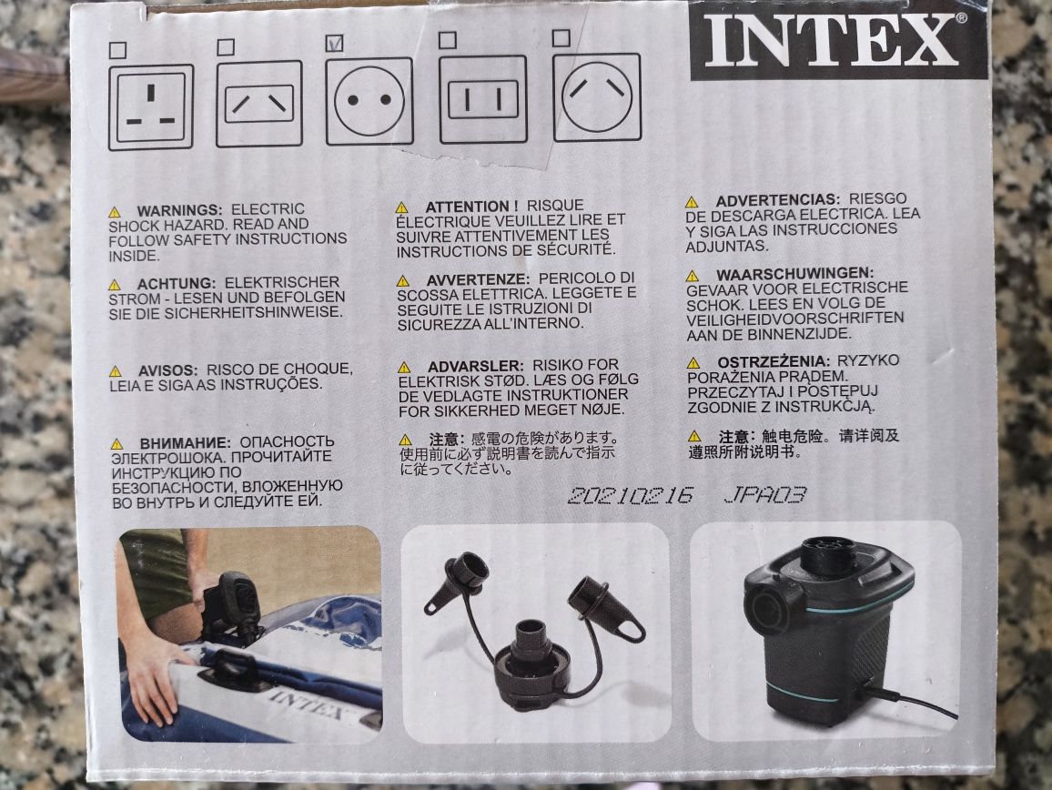 Bomba Ar Intex Nova