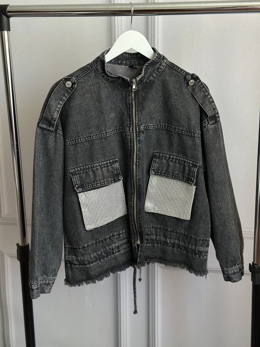 Джинсовый жекий пиджак