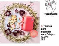 Formas de Bolachas com estojo Tupperware