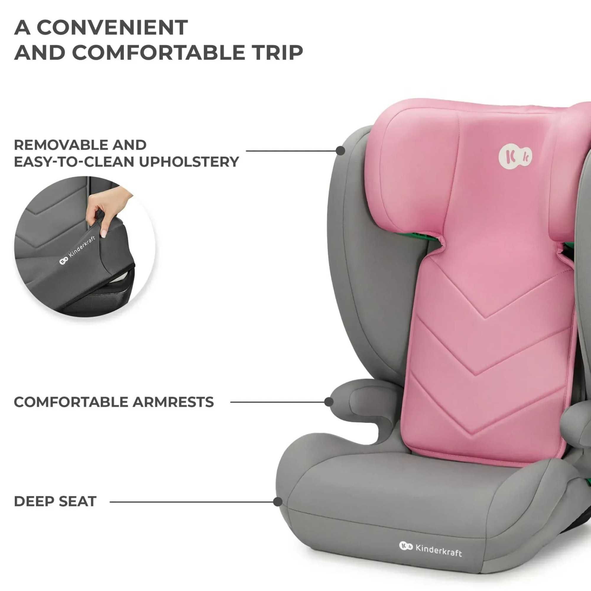 Автокрісло Kinderkraft i-Spark 4 кольора є