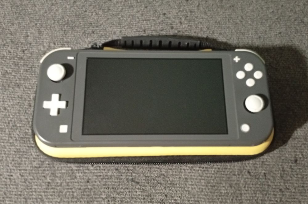 Szare Nintendo Switch Lite+ etui