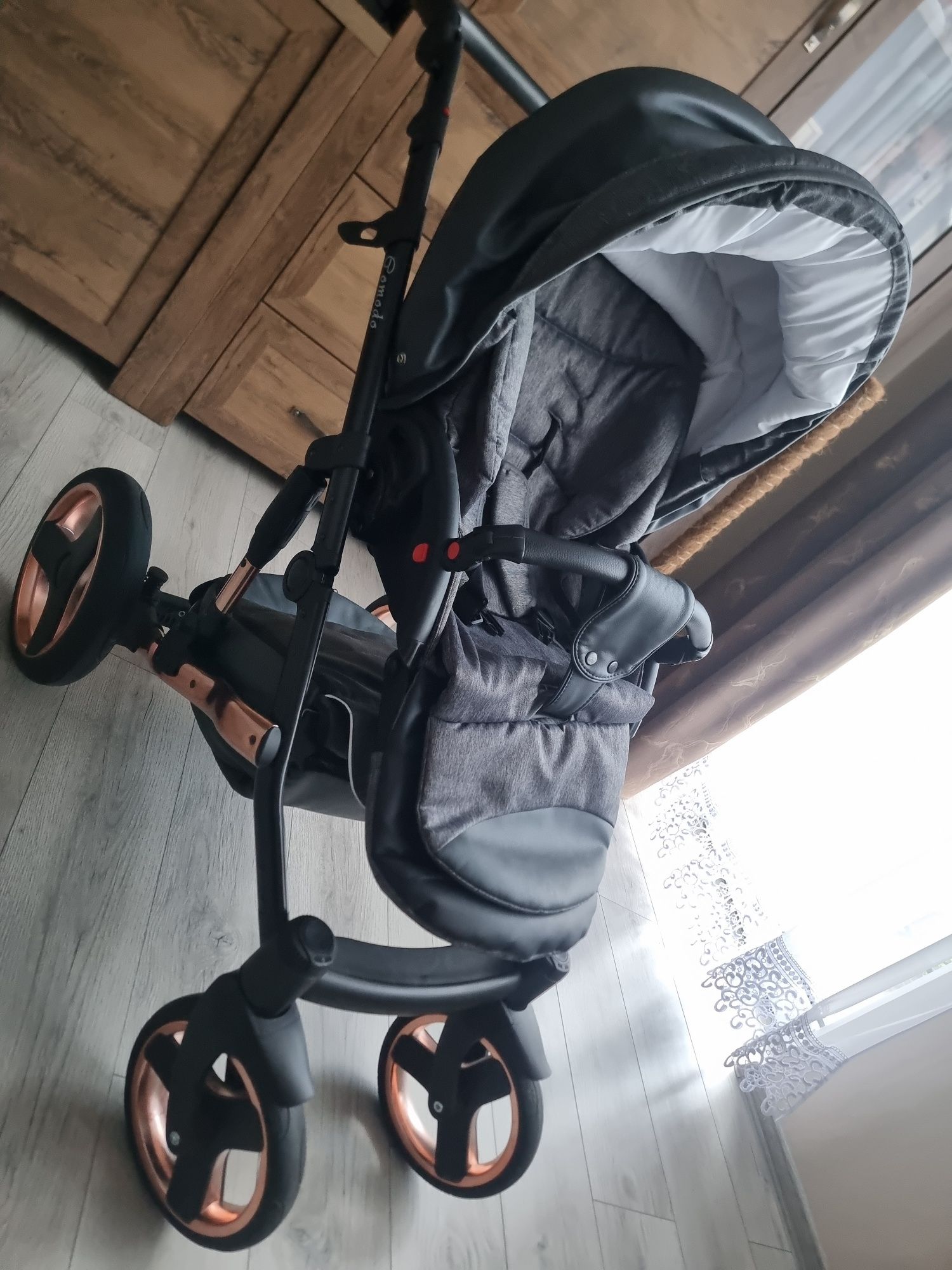 Wózek głęboko spacerowy 3w1