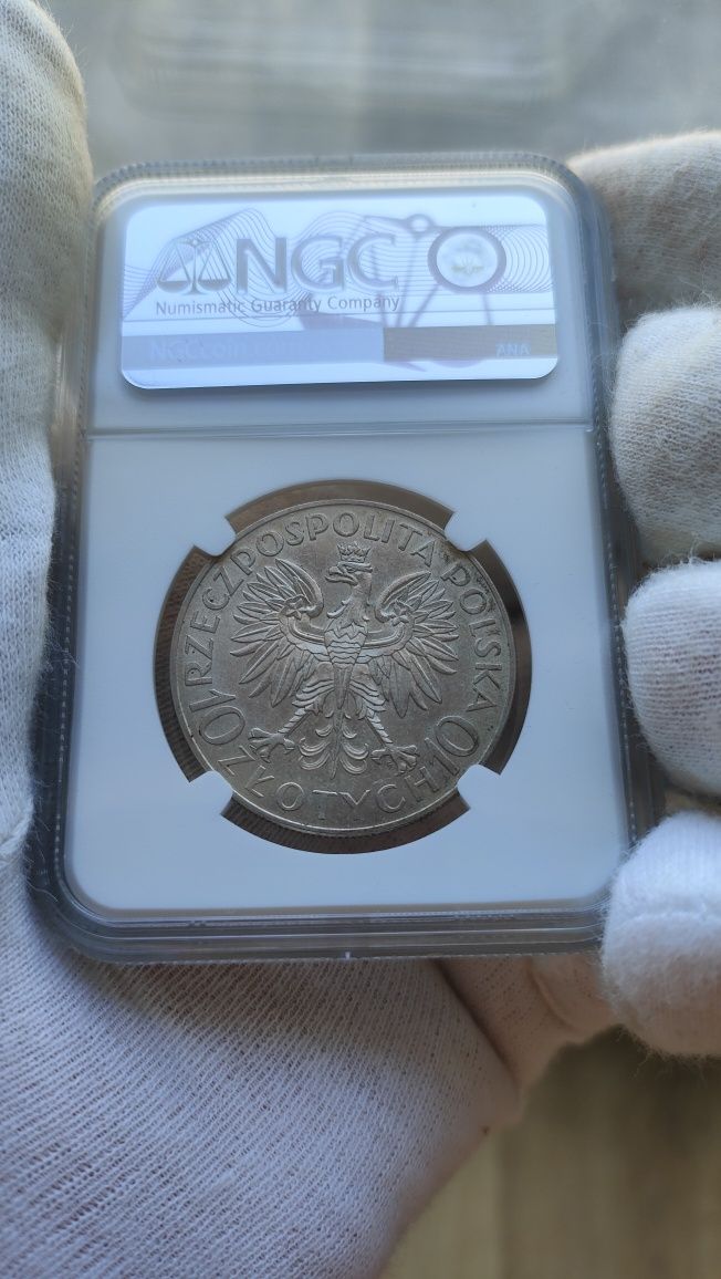 10 zł Sobieski 1933 NGC MS63!!!