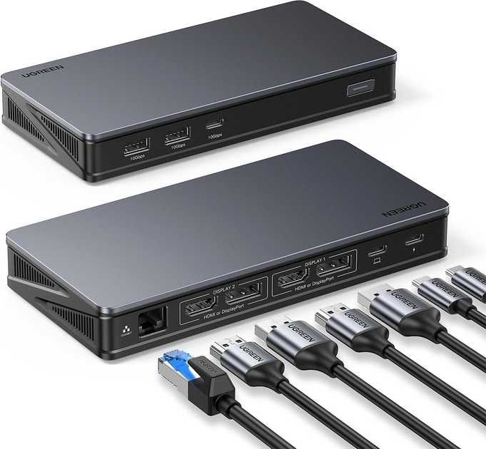 Багатофункціональа док-станція 9 in 1 UGREEN CM615 Туре- С