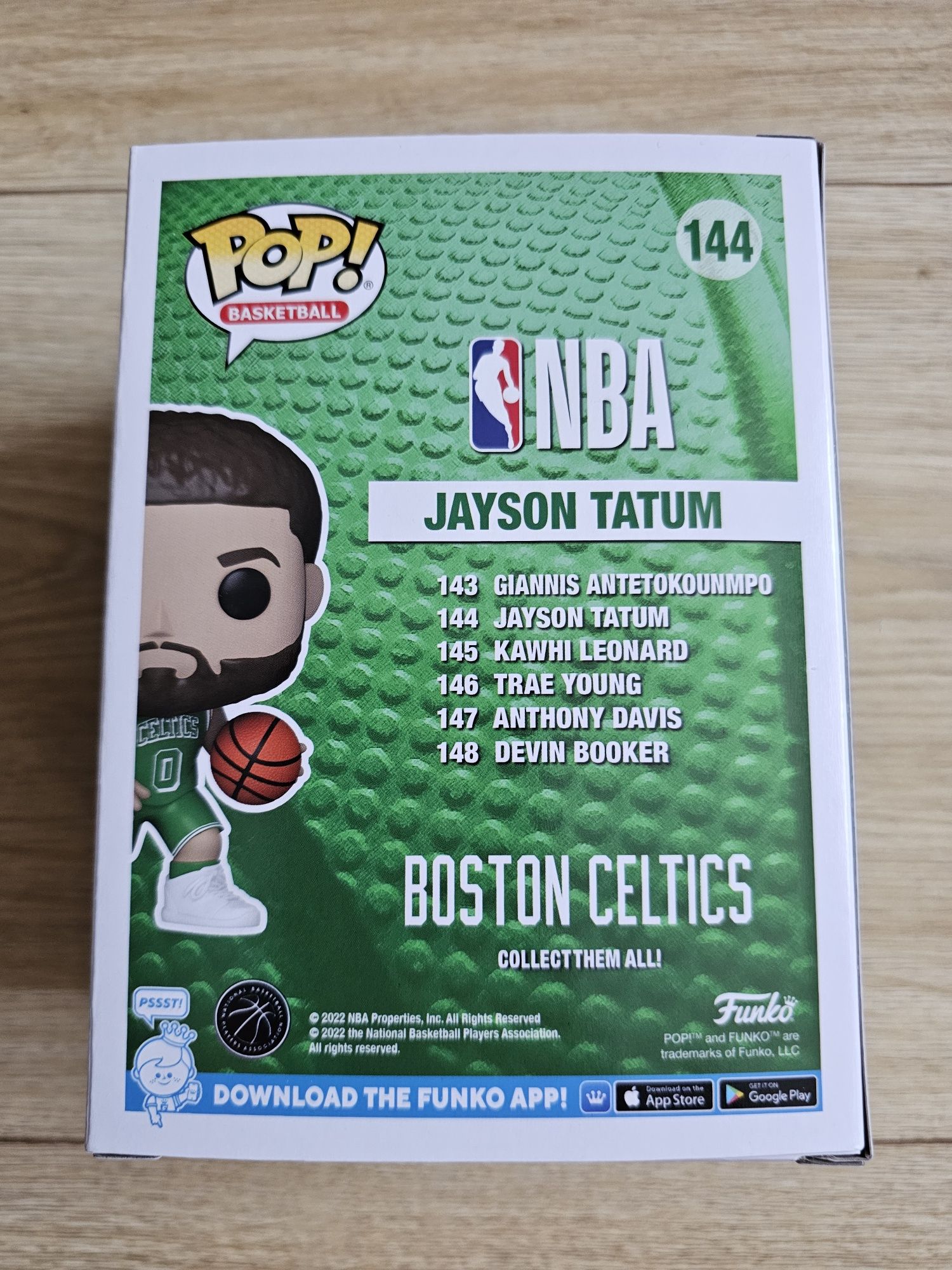 Jason Tatum #144 Boston Celtics Figurka Funko Pop NBA