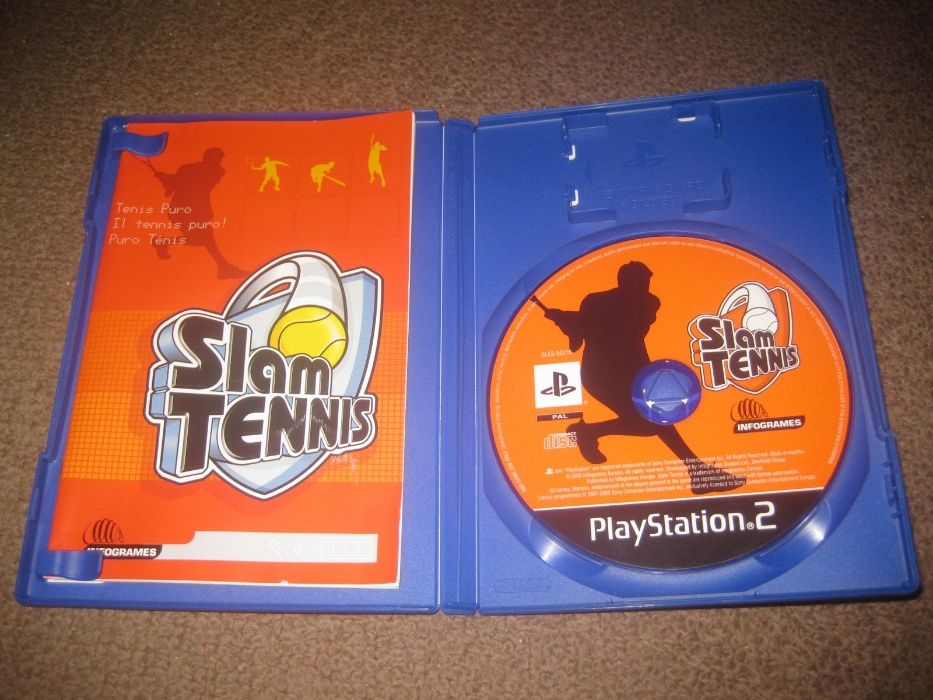 Jogo "Slam Tennis" PS2/Completo!