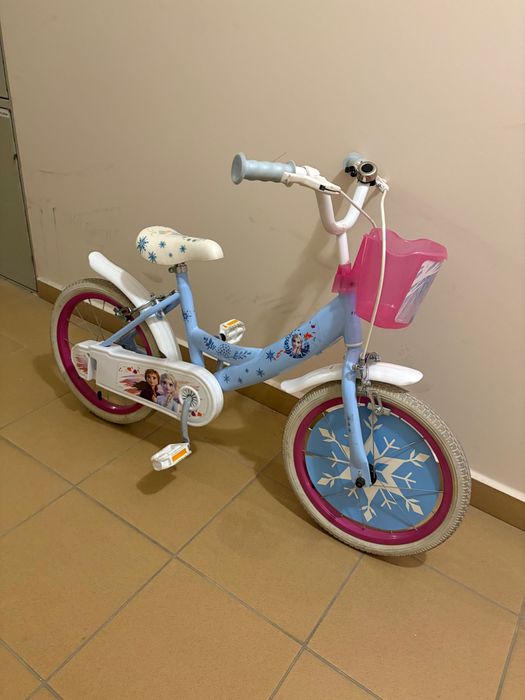 Rowerek dziewczęcy Kraina lodu Elza 16cali