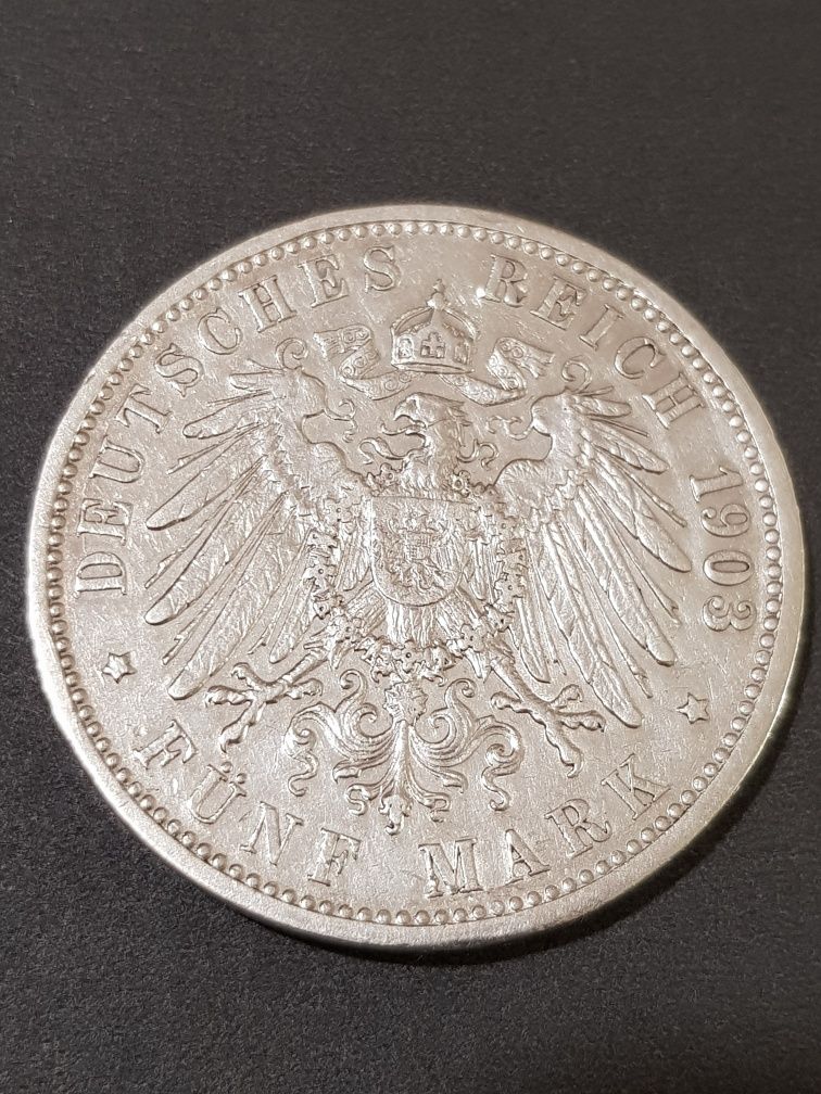 5 марок 1903 год баден