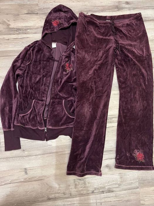 костюм фіолетовий бархатний vive maria y2k