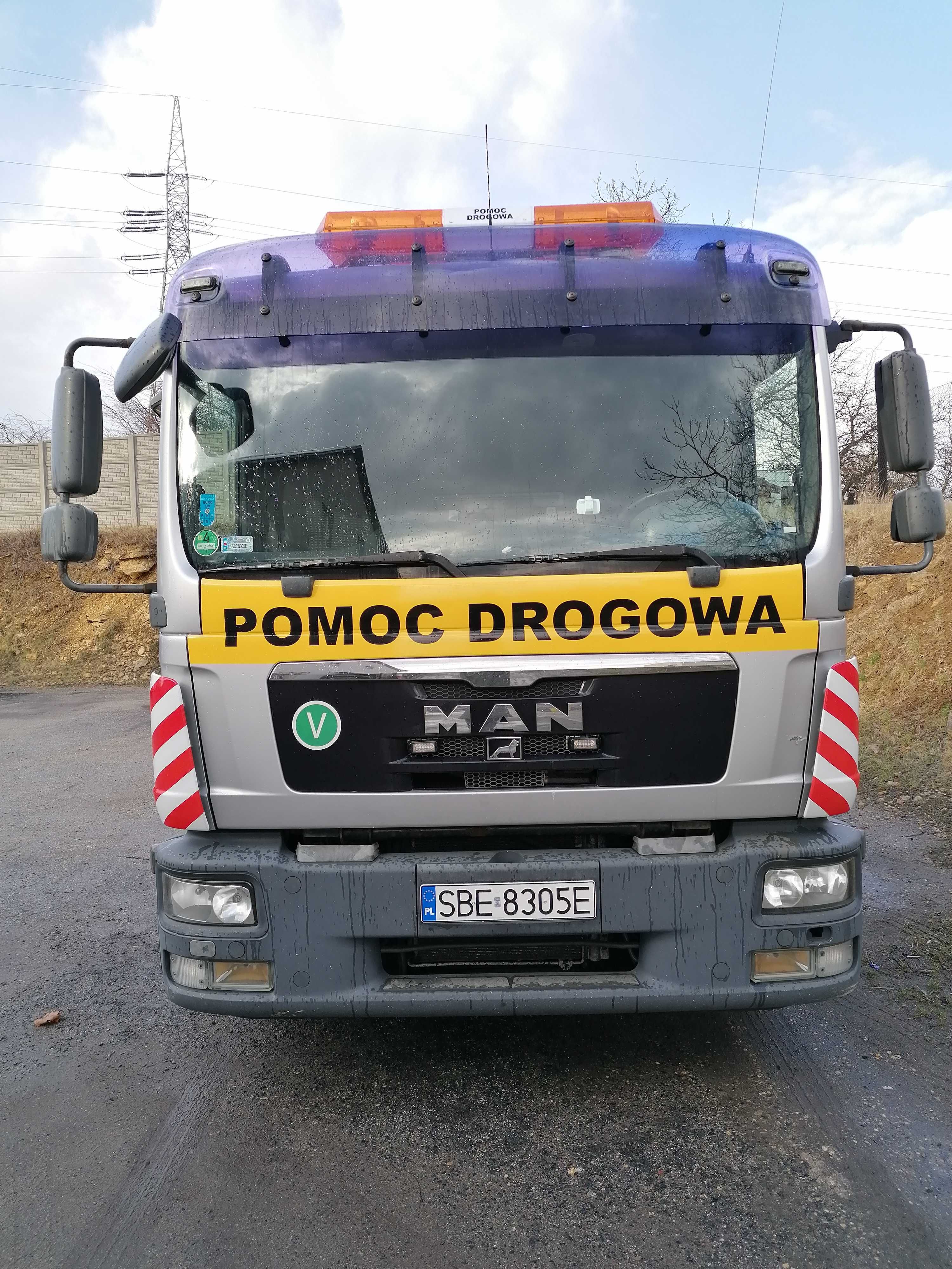 Pomoc Drogowa Autolaweta Transport Maszyn do 5Ton