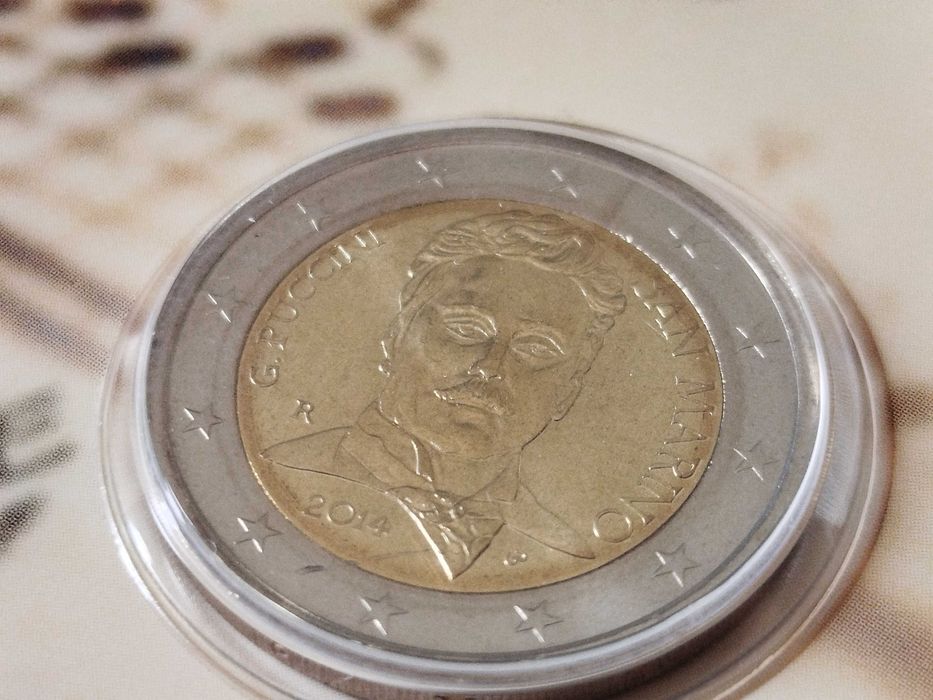 2 Moedas Comemorativas (2014) – Giacomo Puccini e Donato Bramante