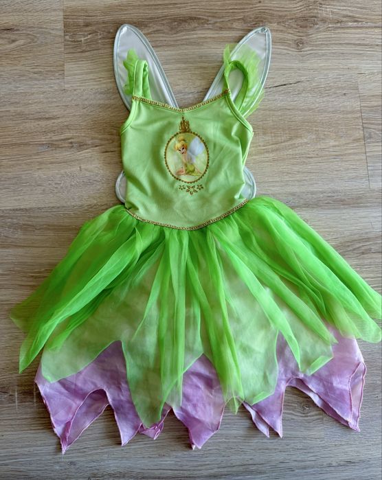 Przebranie H&M dzwoneczek Piotruś pan Disney strój karnawałowy 98/104