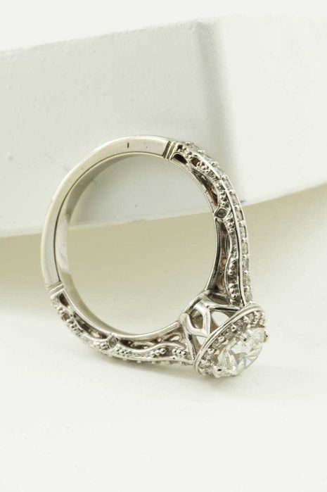 Złoty pierścionek 14K Brylanty 1.22ct