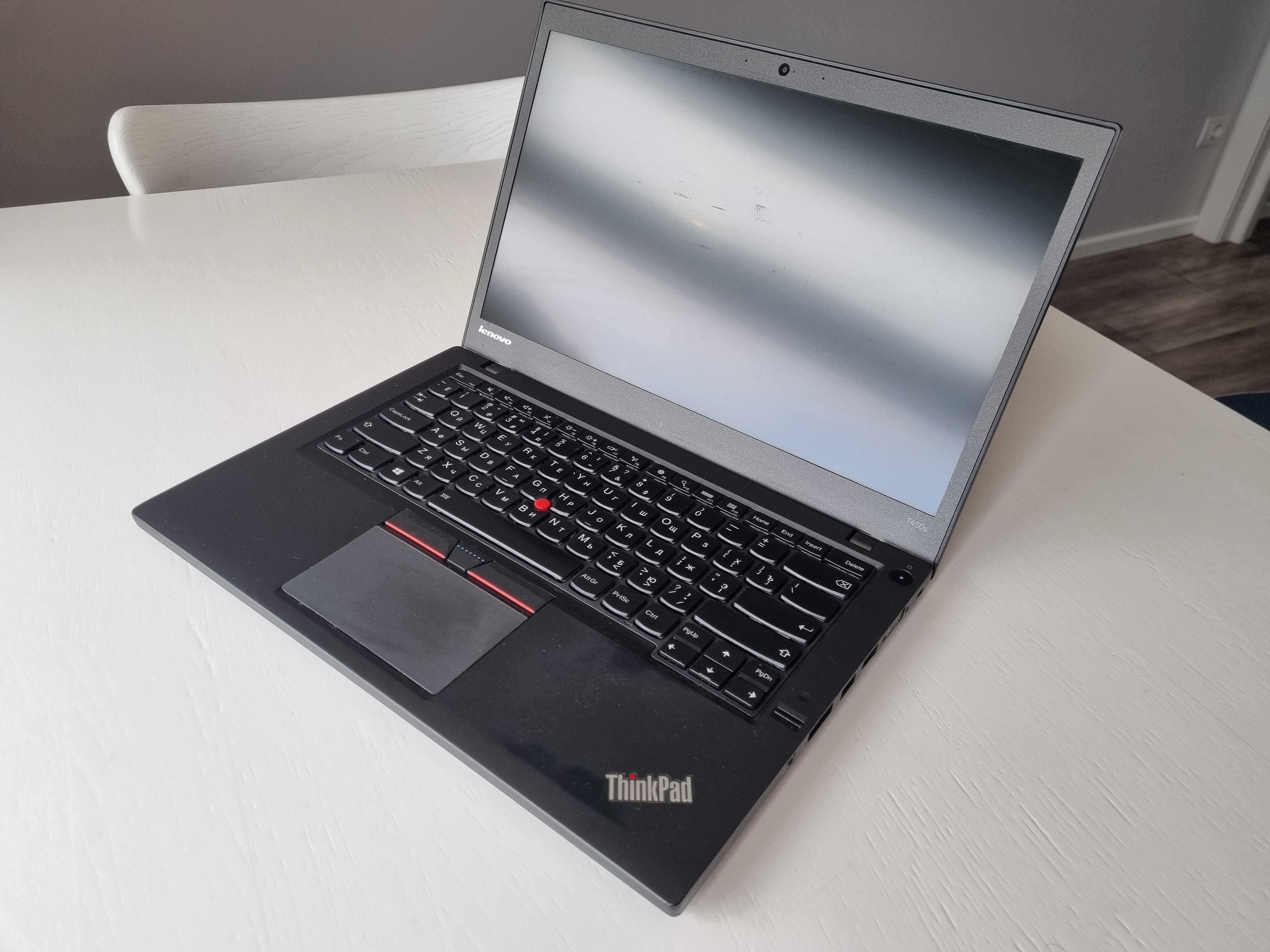 Ноутбук Lenovo T450s i5-5300U 8GB SSD 256Gb, док-станції та БП - 2шт