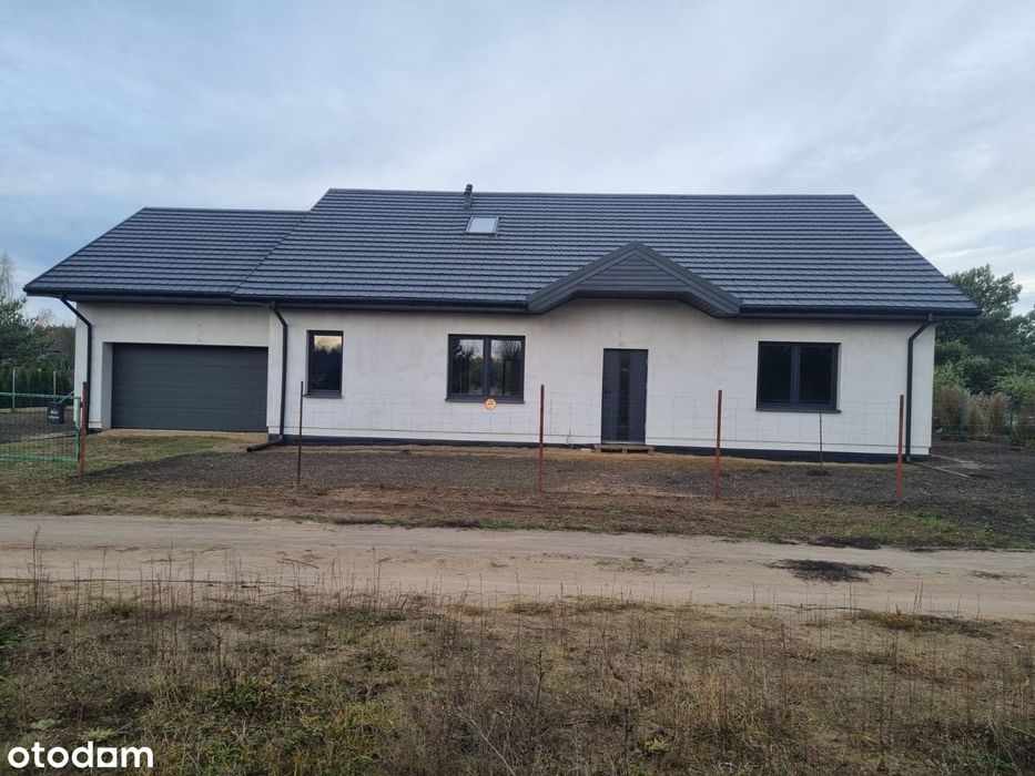 REZERWACJA Dom parterowy do wykończenia Rożno-Parcele