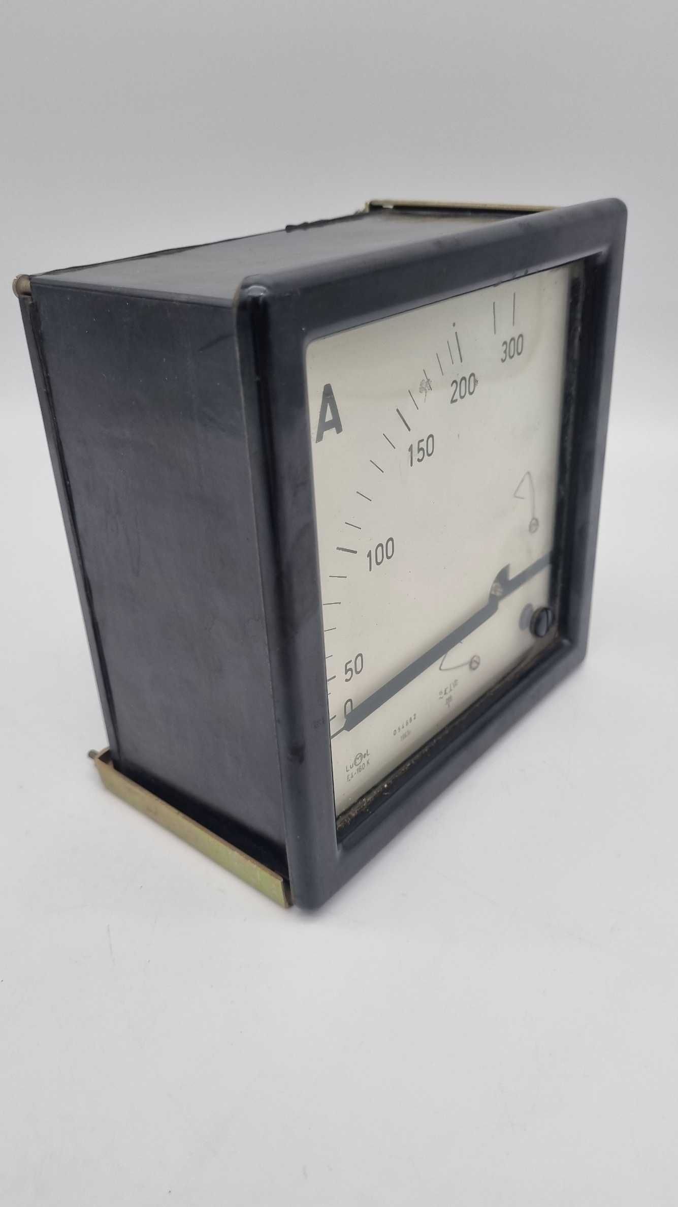 Amperomierz duży ebonit 16 cm Loft PRL