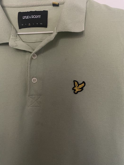 Jasnozielona koszulka polo Lyle & Scott