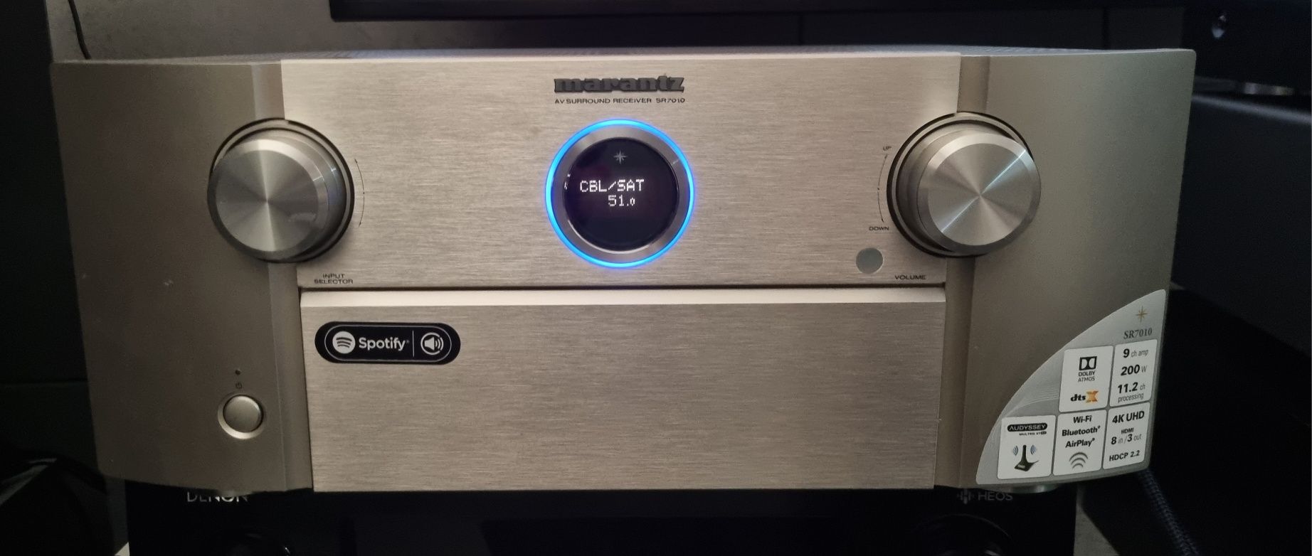 Amplituner Marantz sr7010 srebrny.