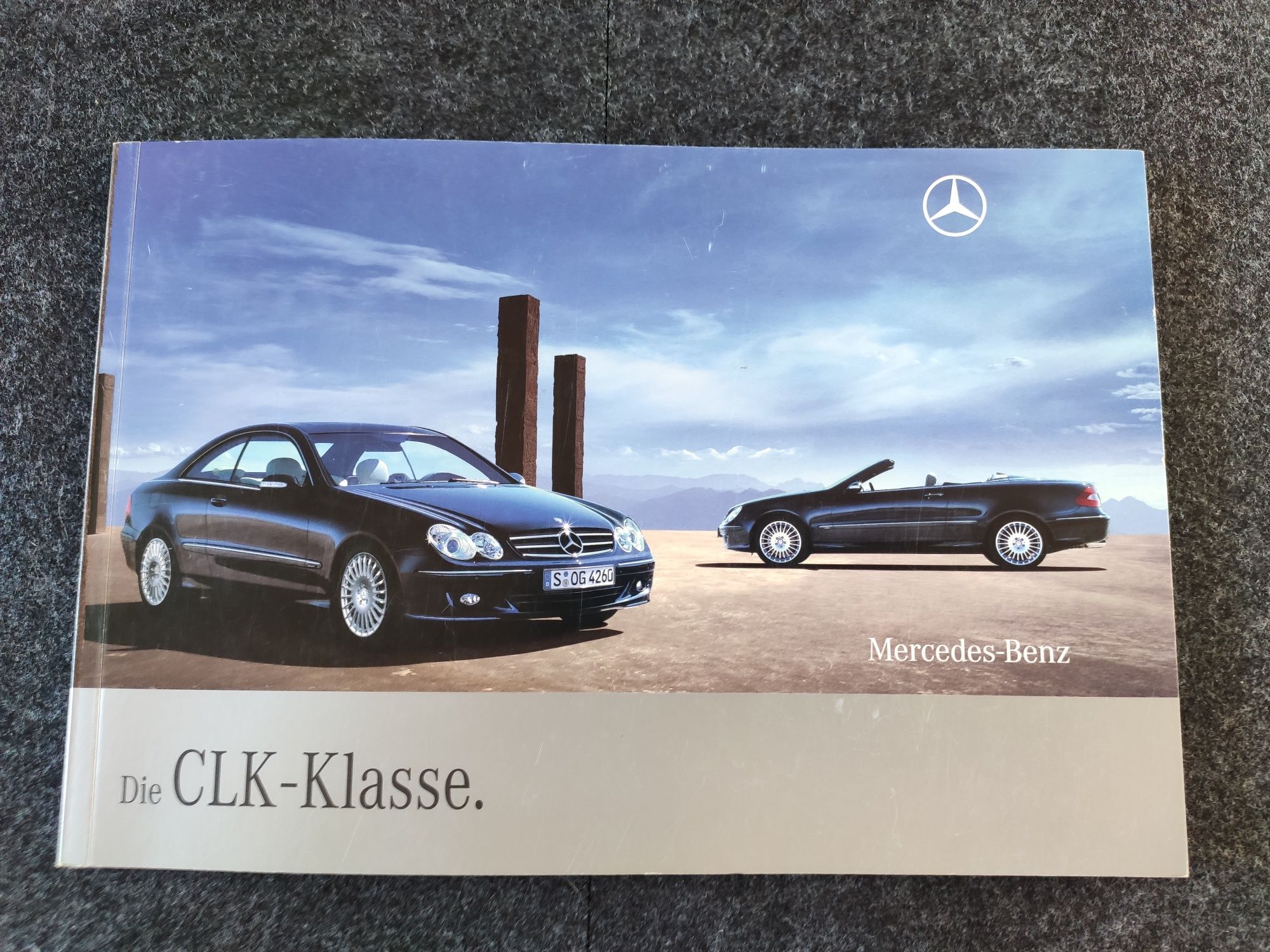 Mercedes-Benz CLK c209 a209 prospekt katalog folder