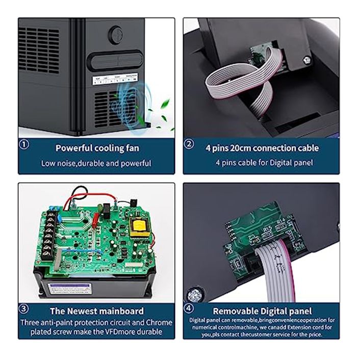 Falownik HUANYANG 2,2 kW CNC Wrzeciona Mach 3