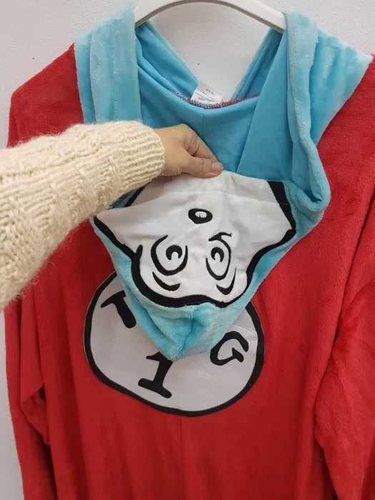 Strój przebranie Doktor Seuss Kot Prot Thing dla dorosłych. AM042
