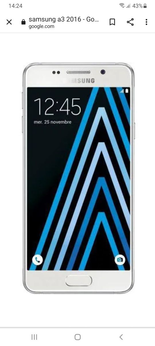 Samsung A3 2016 película vidro proteção