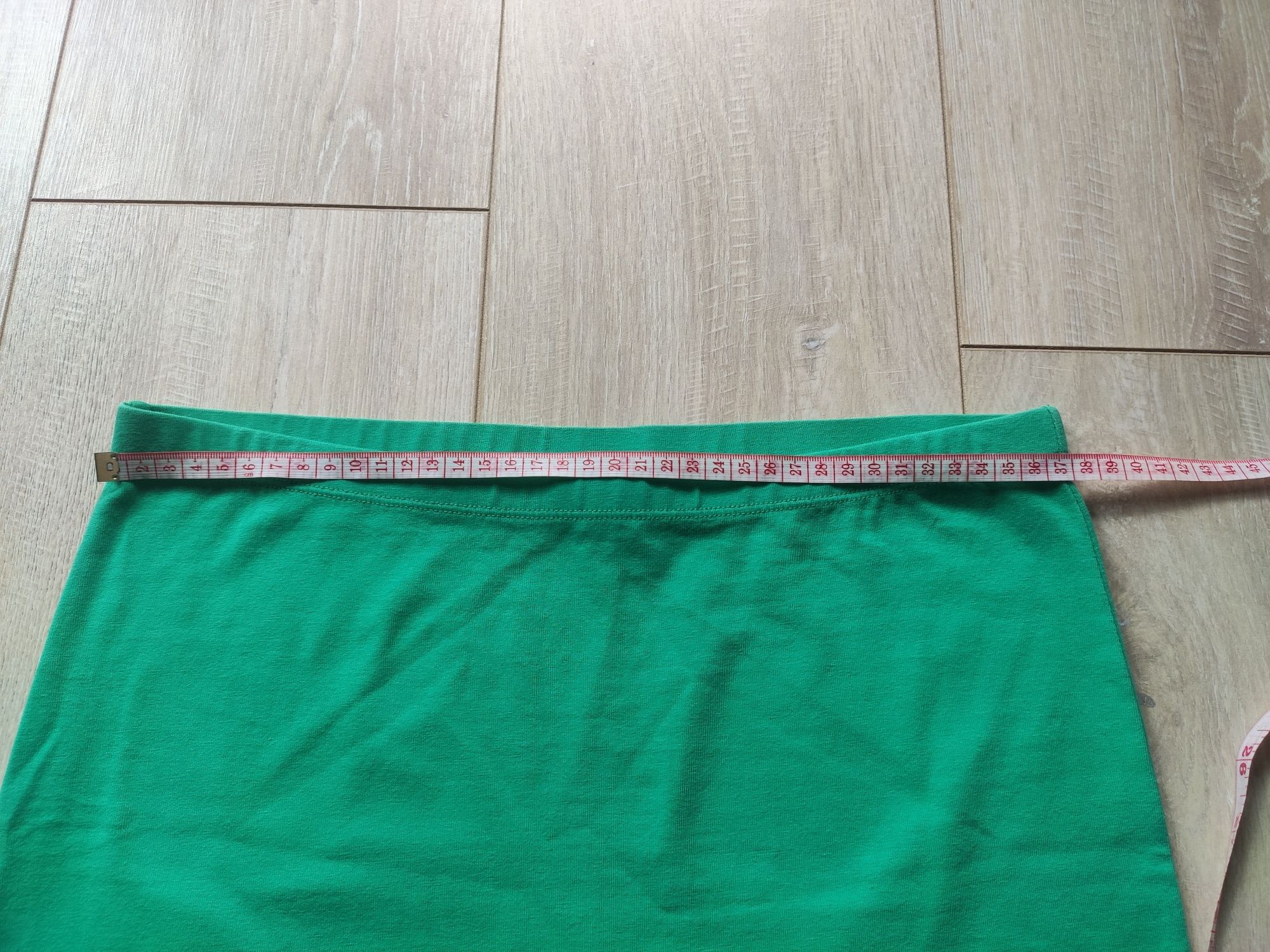 Zielona spódnica Basic H&M rozmiar S